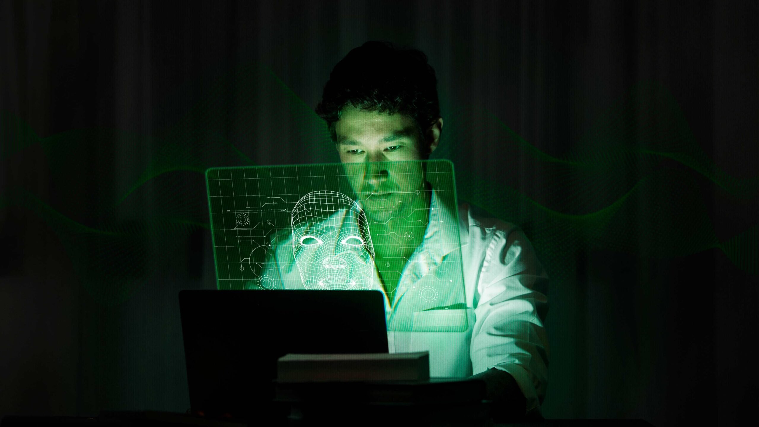 Homem participa de chat com inteligência artificial terapia ChatGPT