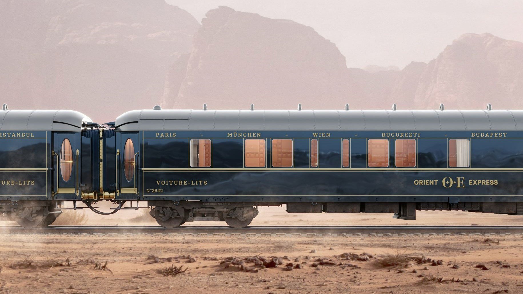 O novo Orient Express, em releitura de Maxime d'Angeac