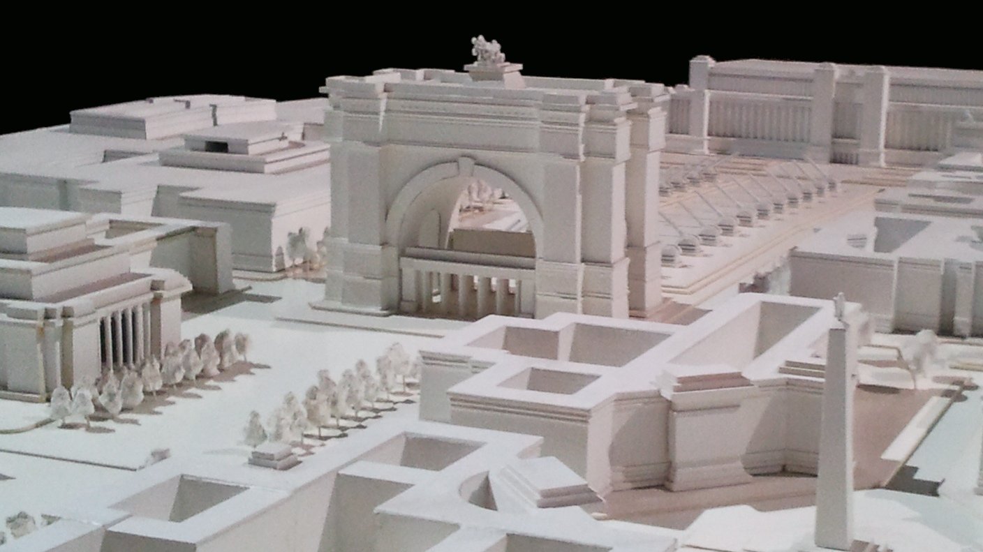 Arco do Triunfo projetado por Hitler em Berlin