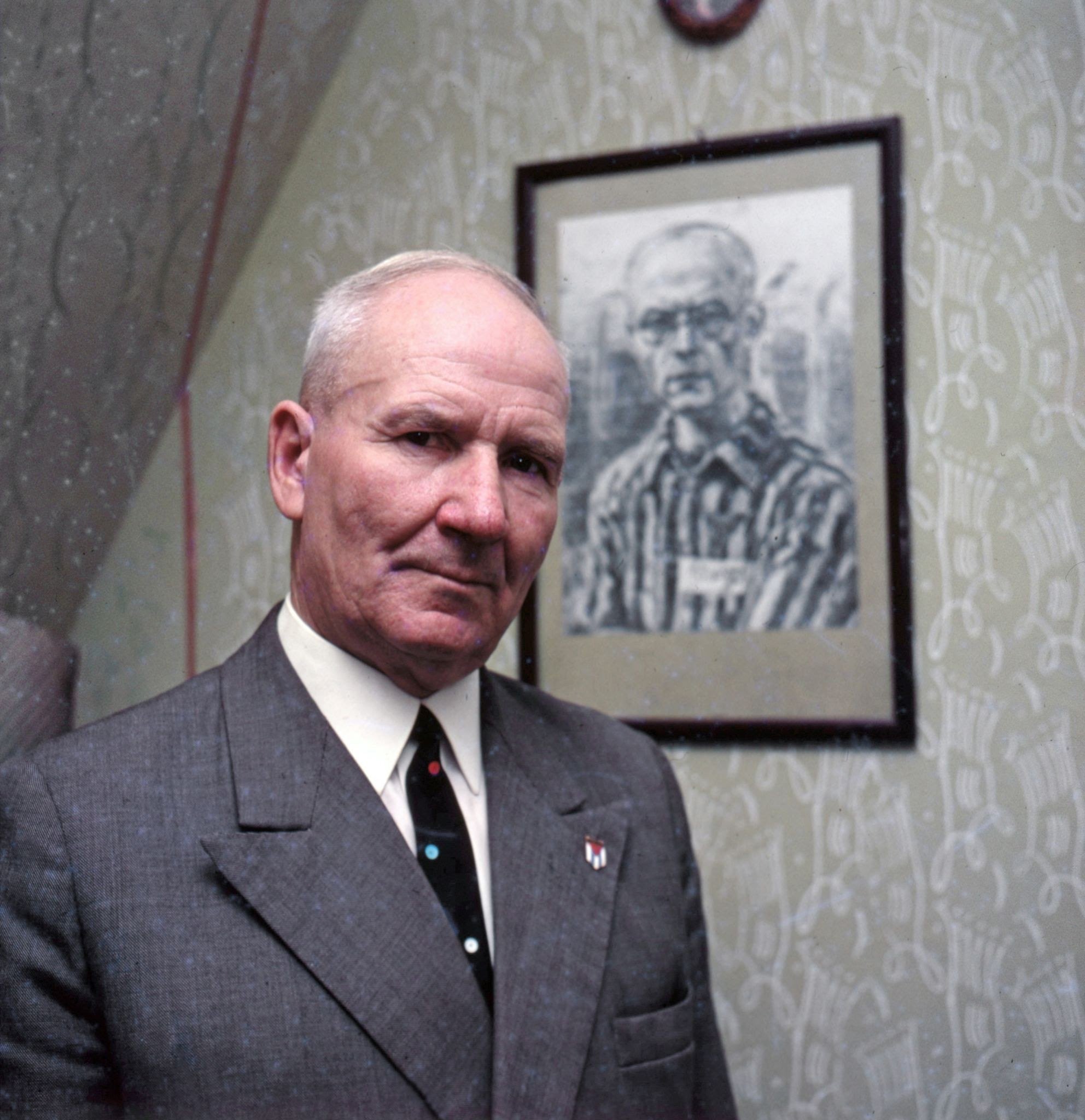 Franciszek Gajowniczek, o homem salvo por Kolbe em Auschwitz. Fonte: Wojtek Laski / Getty Images