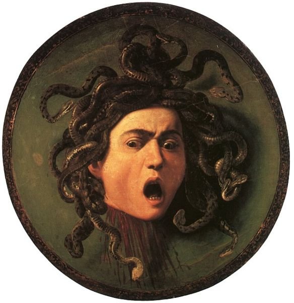 Medusa de Caravaggio - Mitologia Grega